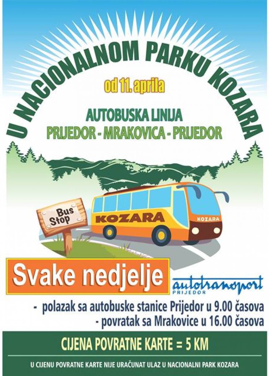 Autobuska linija Prijedor-Mrakovica-Prijedor